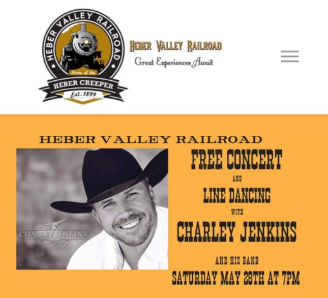 Concert with CHARLEY JENKINS plus Line Dancing