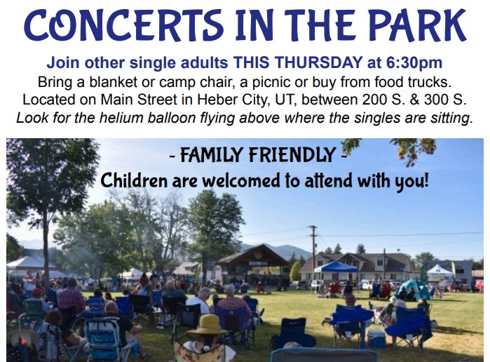 Concert in the Park and Outdoor Market